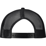Gorra 6 paneles de sarga algodón con visera plana 260 g/m2 color negro segunda vista trasera