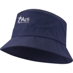Gorro para el sol ligero de nylon con secado rápido 105 g/m2 color azul marino vista impresión serigrafía