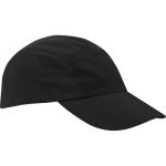 Gorra de nylon impermeable con protección solar 105 g/m2 color negro vista lateral