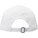 Gorra de nylon impermeable con protección solar 105 g/m2 color blanco segunda vista trasera