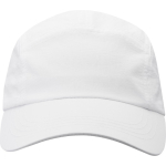 Gorra de nylon impermeable con protección solar 105 g/m2 color blanco segunda vista frontal