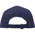 Gorra de nylon impermeable con protección solar 105 g/m2 color azul marino segunda vista trasera