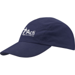 Gorra de nylon impermeable con protección solar 105 g/m2 color azul marino vista impresión serigrafía