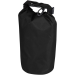 Bolsa impermeable reciclada compacta con cierre enrollable 1L color negro