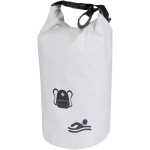 Bolsa impermeable reciclada compacta con cierre enrollable 1L color blanco vista impresión transfer