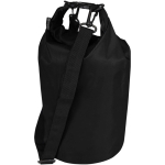 Bolsa de viaje reciclada impermeable con cierre enrollable 5L color negro segunda vista