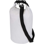 Bolsa de viaje reciclada impermeable con cierre enrollable 5L color blanco