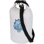 Bolsa de viaje reciclada impermeable con cierre enrollable 5L color blanco