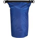Bolsa de viaje impermeable con cierre enrollable de 10L color azul real segunda vista frontal