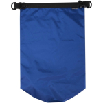 Bolsa de viaje impermeable con cierre enrollable de 10L color azul real tercera vista frontal