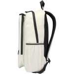 Mochila para pádel con bolsillos organizadores 18L 15'' color arena vista lateral