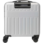 Maleta trolley para portátil con candado TSA incorporado 30L 16'' color plateado segunda vista trasera