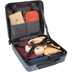 Maleta trolley para portátil con candado TSA incorporado 30L 16'' color azul bondi segunda vista