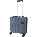 Maleta trolley para portátil con candado TSA incorporado 30L 16'' color azul bondi vista impresa logo 2