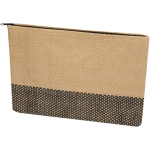 Neceser fino hecho de papel certificado y forro suave 3L color negro