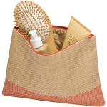 Neceser fino hecho de papel certificado y forro suave 3L color caoba segunda vista