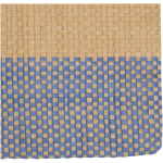 Neceser fino hecho de papel certificado y forro suave 3L color azul marino vista detalle 1