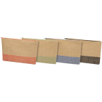 Neceser fino hecho de papel certificado y forro suave 3L color verde jaspeado segunda vista varios colores