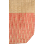Bolsa de paja tejida con botón magnético y base ancha 10L color caoba vista detalle 1