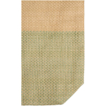 Bolsa de paja tejida con botón magnético y base ancha 10L color verde jaspeado vista detalle 1