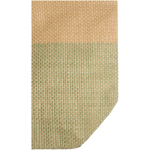 Bolsa de papel de paja tejida con cremallera y base, capacidad 21L color verde jaspeado vista detalle 1