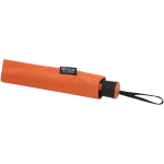 Paraguas plegable de apertura automática y mango de goma Ø93 color naranja tercera vista