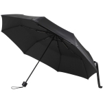 Paraguas plegable compacto con armazón metálico y goma Ø102 color negro