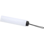Paraguas plegable compacto con armazón metálico y goma Ø102 color blanco tercera vista