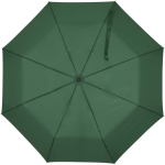 Paraguas plegable compacto con armazón metálico y goma Ø102 color verde segunda vista frontal
