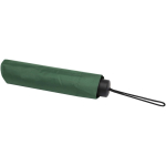 Paraguas plegable compacto con armazón metálico y goma Ø102 color verde tercera vista
