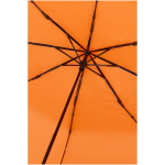 Paraguas plegable compacto con armazón metálico y goma Ø102 color naranja segunda vista