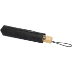 Paraguas plegable con apertura y cierre automáticos resistente Ø105 color negro tercera vista