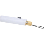 Paraguas plegable con apertura y cierre automáticos resistente Ø105 color blanco tercera vista