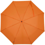 Paraguas plegable con apertura y cierre automáticos resistente Ø105 color naranja segunda vista frontal