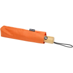 Paraguas plegable con apertura y cierre automáticos resistente Ø105 color naranja tercera vista