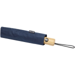 Paraguas plegable con apertura y cierre automáticos resistente Ø105 color azul marino tercera vista