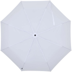 Paraguas plegable con apertura y cierre automáticos ecológico Ø120 color blanco segunda vista frontal
