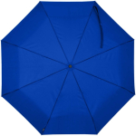 Paraguas plegable con apertura y cierre automáticos ecológico Ø120 color azul real segunda vista frontal