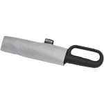 Paraguas de RPET plegable y compacto con apertura automática Ø99 color gris claro segunda vista con caja