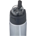 Botella con pajita integrada y tapa de botón a prueba de fugas 700ml color azul bondi vista detalle 2