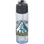 Botella con pajita integrada y tapa de botón a prueba de fugas 700ml color azul bondi