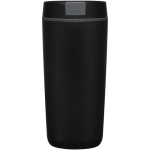 Vaso térmico de doble pared con tapa de rosca incluida 480ml color negro segunda vista trasera