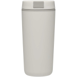 Vaso térmico de doble pared con tapa de rosca incluida 480ml color blanco segunda vista trasera