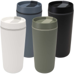 Vaso térmico de doble pared con tapa de rosca incluida 480ml color blanco segunda vista varios colores