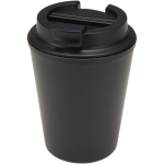 Vaso térmico doble pared con tapa de rosca antiderrame 300ml color negro