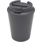 Vaso térmico doble pared con tapa de rosca antiderrame 300ml color gris