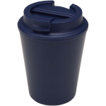 Vaso térmico doble pared con tapa de rosca antiderrame 300ml color azul marino