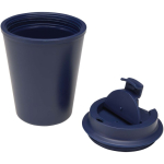 Vaso térmico doble pared con tapa de rosca antiderrame 300ml color azul marino segunda vista