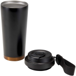 Vaso térmico de doble pared de acero inoxidable mate 480ml color negro segunda vista