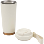 Vaso térmico de doble pared de acero inoxidable mate 480ml color beige segunda vista